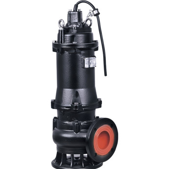 Насос фекальный LEO 65WQ15-15-1.5 (380В, 1.5 кВт, 35 м3/ч, H-20 м, d патр. 65 мм, до 20%, до 25 мм)